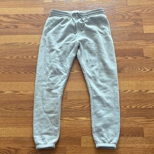 Gray cuffed sweatpants